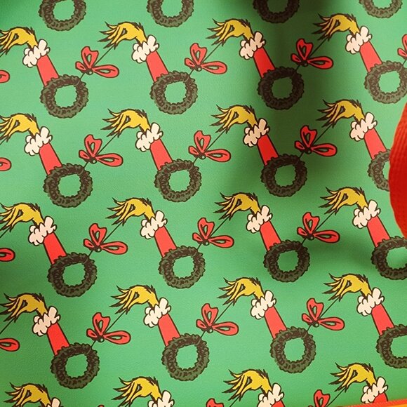 Loungefly Dr. Seuss How the Grinch Stole Christmas Presant Mini Backpack main image 11